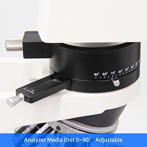 Microscopio polarizzatore, trasmissione, binoculare