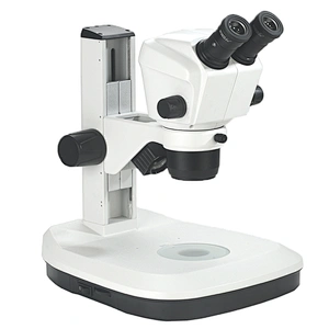 Zoom Stereo Microscope, 0.7-4.5x, 1:6.5, Binocular, Refelect & Transmit 3W LED Light
