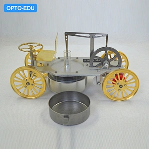 Låg temperaturskillnad Stirlingmotormodell-vagn