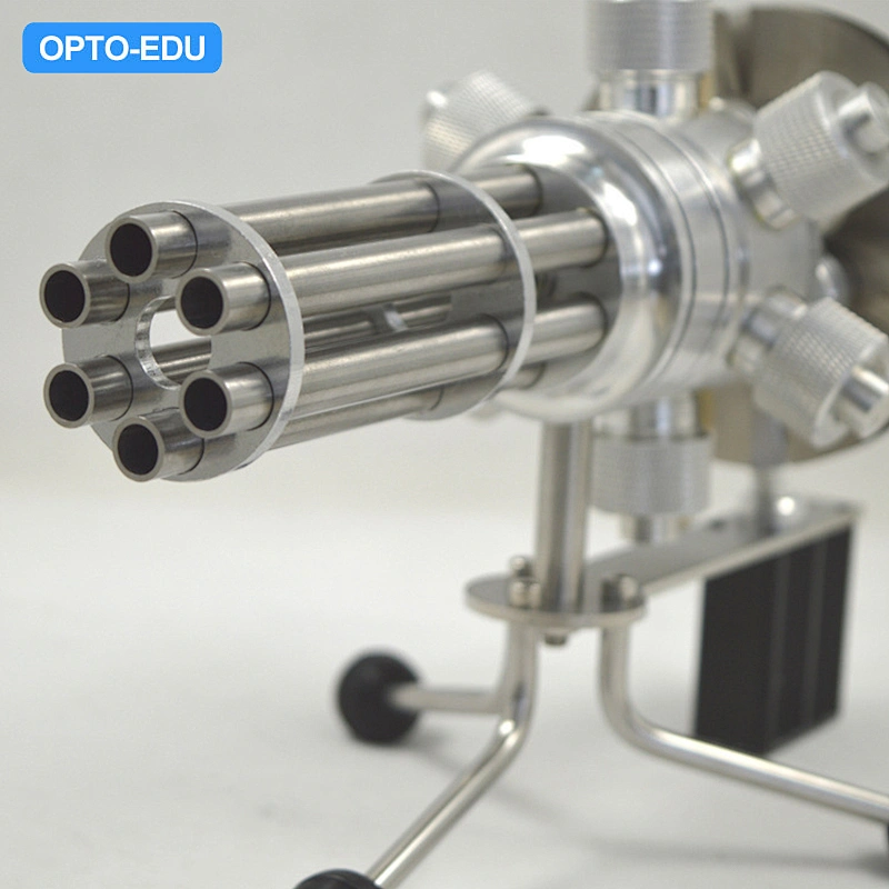 Stirling-Sechszylinder-Motor Modell-Gatling