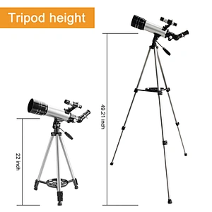 Teleskop, Pembiasan, F400, D70, Tas Tangan