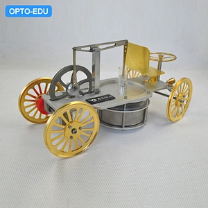 Låg temperaturskillnad Stirlingmotormodell-vagn