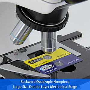 Laboratory Microscope, Trinocular, Achromatic HC, Working Stage 143*132mm
