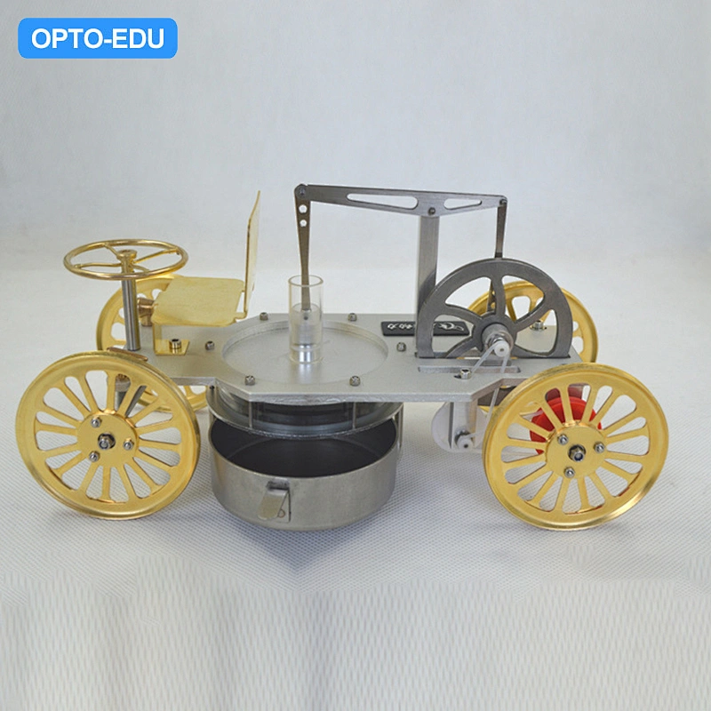 Låg temperaturskillnad Stirlingmotormodell-vagn