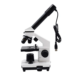 Microscopio biológico para estudiantes, 640x, solo microscopio