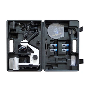 Juego de regalo de microscopio biológico digital para estudiantes, 1280x