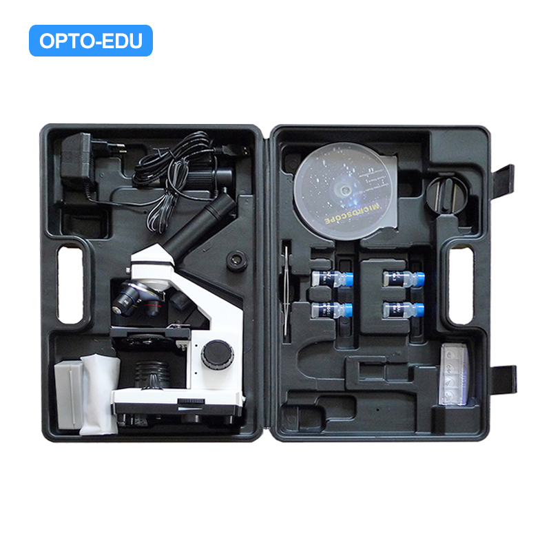 Juego de regalo de microscopio biológico digital para estudiantes, 1280x