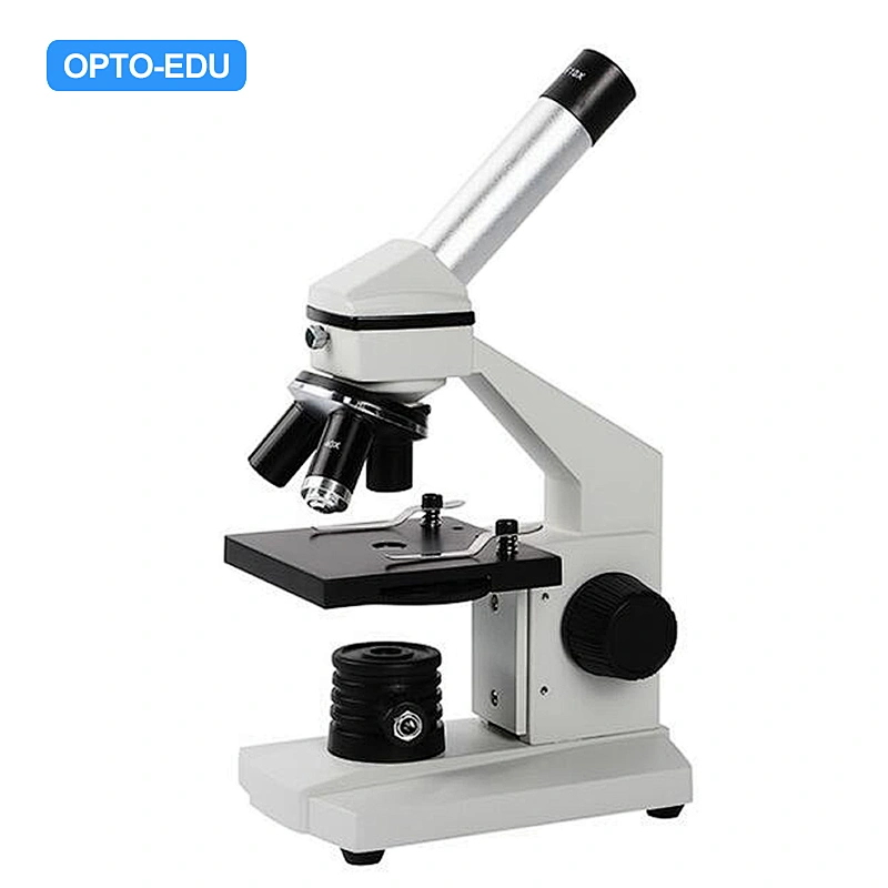Studentbiologisk mikroskop, 640x, kun mikroskop