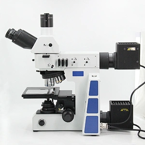 Microscopio metallurgico, BF/DF, DIC, Semi-APO, PL, luce di trasmissione e riflessione
