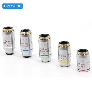 NIS60 Strain-Free Semi-APO Infinity Plan Objective PL100x/0.9, W.D.1.0mm, Semi-APO, No Cover Glass