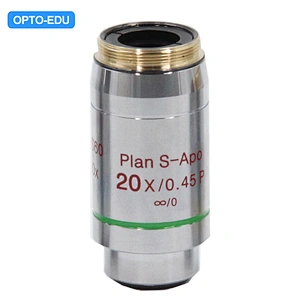 NIS60 Strain-Free Semi-APO Infinity Plan Objective PL20x/0.45, W.D.3.0mm, Semi-APO, No Cover Glass