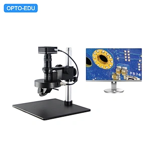 2D/3D Auto Rotate Zoom Video Mikroskop, Dual Light
