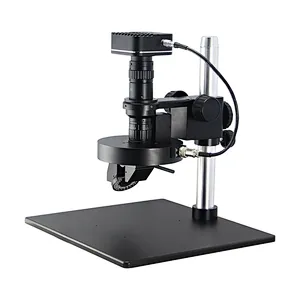 2D/3D Auto Rotate Zoom Video Mikroskop, Dual Light