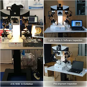 Mikroskop Perbandingan Digital Bermotor, 2x~240x, Dengan Meja Bermotor