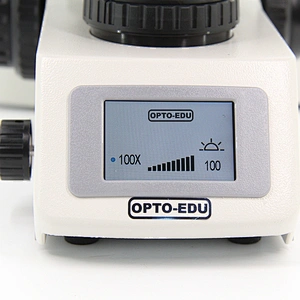 Mikroskop Biologi Makmal, Binokular, LCD Maklumat