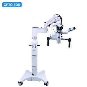 Microscópio operacional, cabeça binocular, zoom manual, 2x-12,5x, para neurocirurgia, cirurgia cerebral, otorrinolaringologia