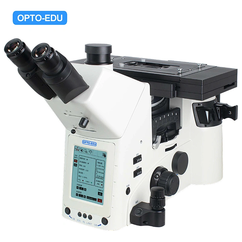 Full Motorized Inverted Metallurgical Microscope, Semi-APO, BF/DF/PL/FL/DIC