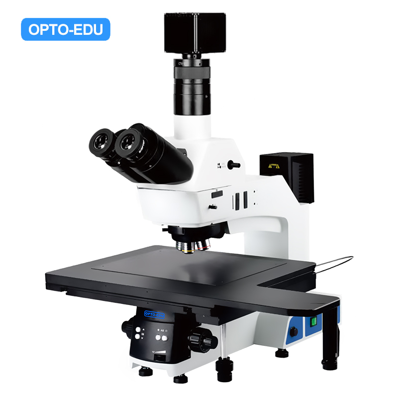 NIR Metallurgical Microscope, BF+NIR, Semi-APO, Motorized Nosepiece