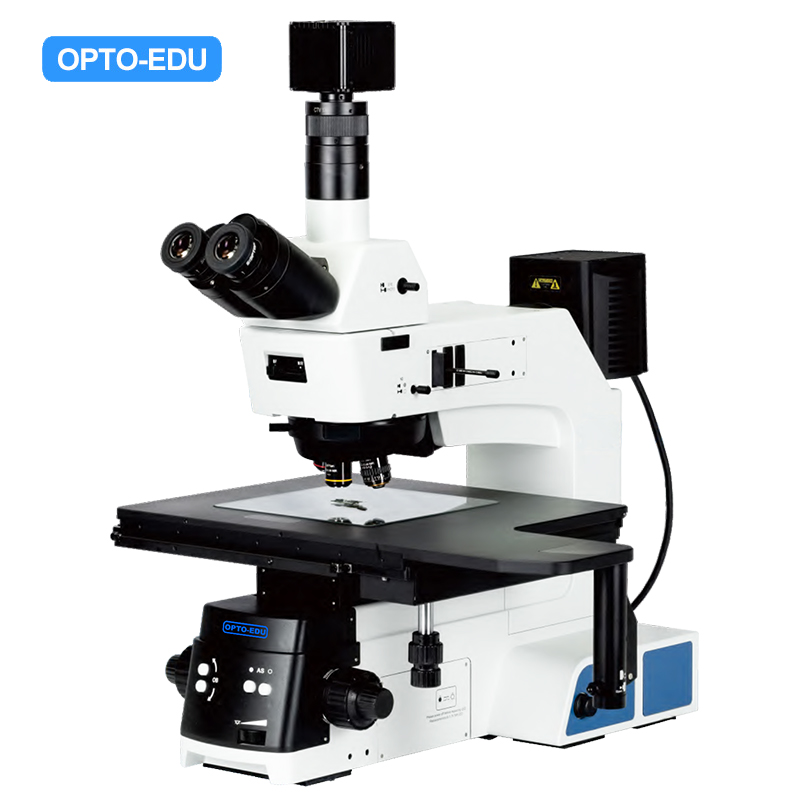 NIR Metallurgical Microscope, BF+NIR, Semi-APO, Motorized Nosepiece