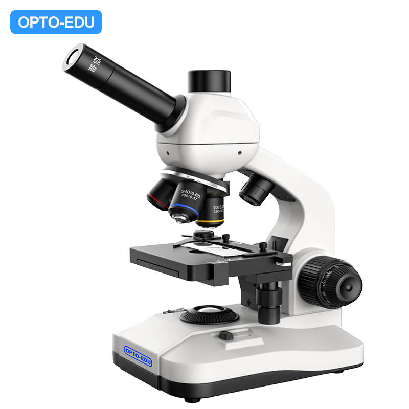 Student Microscope, Dual LED Light Source, Digital Screen, Monocular+Photo Adapter