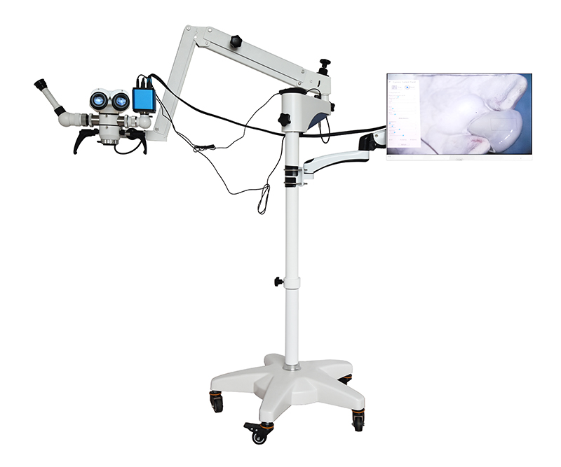 YSX180 + beamsplitter + demonstrator + video camera adapter + XCAM1080PHD camera + 247E9QHSW monitor + GM112B monitor mount.jpg