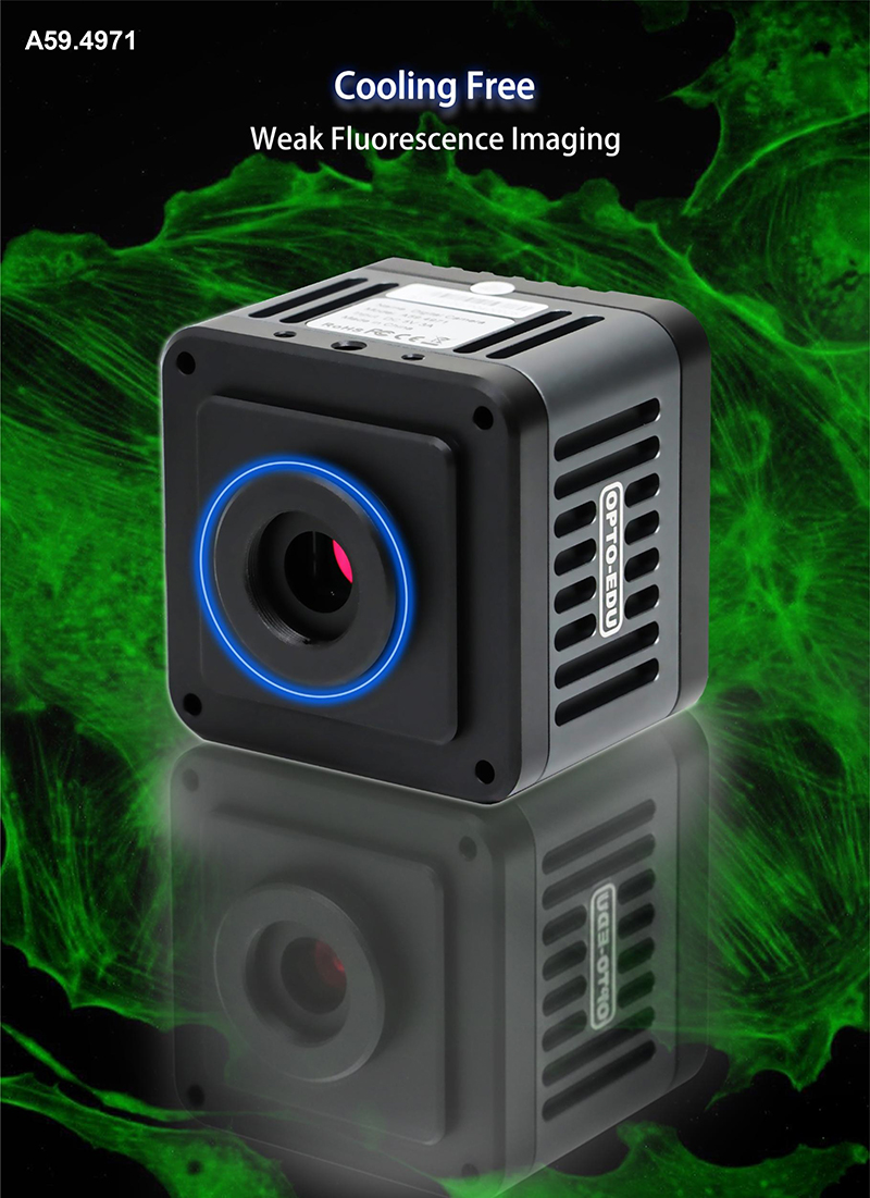Flourescent digital microscope camera