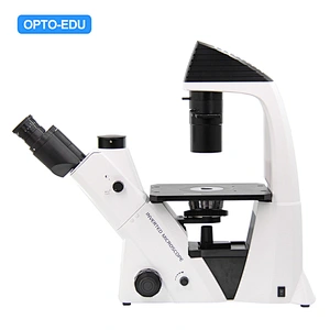 Microscope inversé, transmission de la lumière