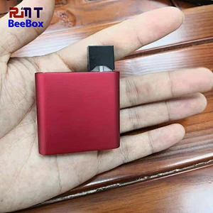 BeeBox Compatiable with JUUL POD preheat battery indicate 450mah include 2 ceramic coil pod
