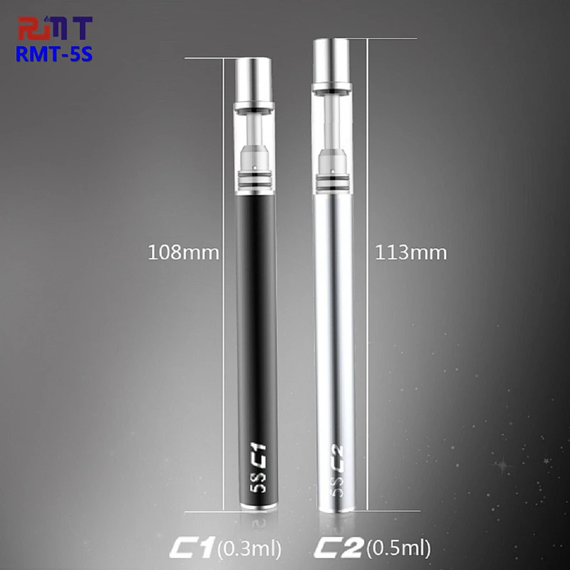 5S C1/C2 Disposable CBD Oil Ceramic Coil Cartridge Vape pen with 320mAh Battery