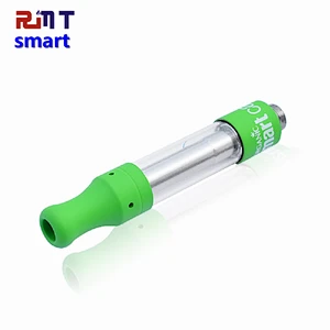 Organic smartcart CBD Cartridge Top Airflow Removable Center Post Vertical Ceramic Coil 510 Thread THC Thick Oil Vape Cartridge