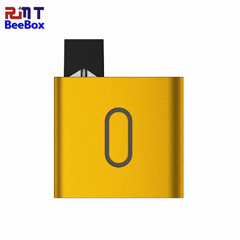 BeeBox Compatiable with JUUL POD preheat battery indicate 450mah include 2 ceramic coil pod