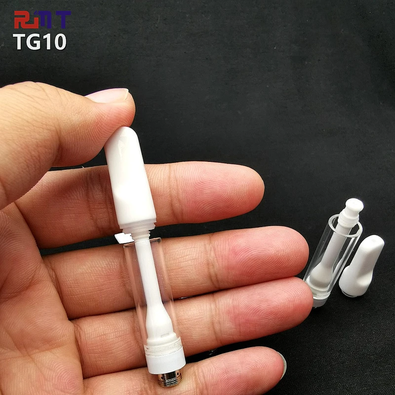 TG10 Full Ceramic Closed System CBD Cartridge easy pass FDA and Heavy Metal Test