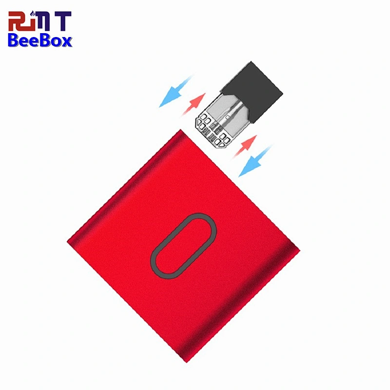 BeeBox Compatiable with JUUL POD preheat battery indicate 450mah include 2 ceramic coil pod