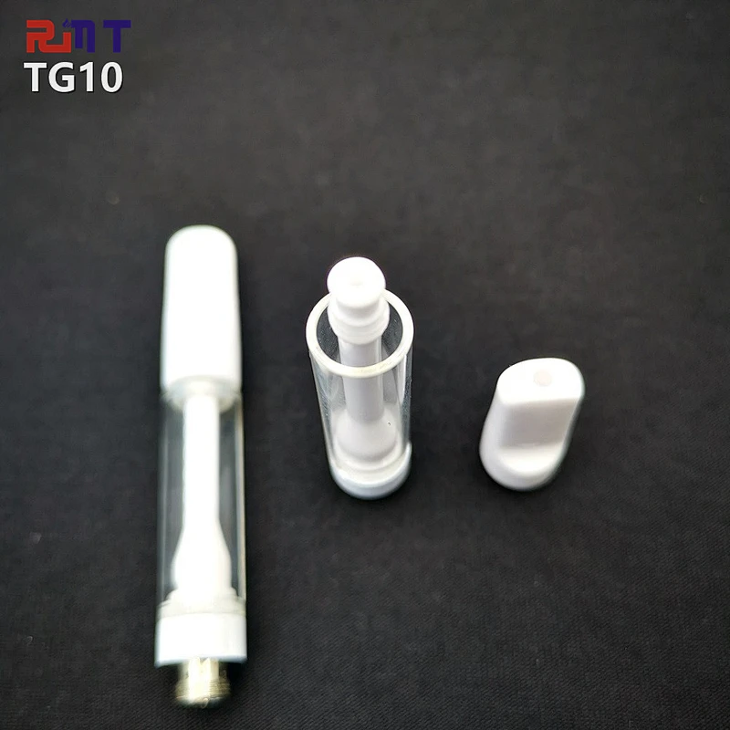 TG10 Full Ceramic Closed System CBD Cartridge easy pass FDA and Heavy Metal Test