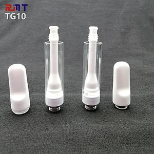 TG10 Full Ceramic Closed System CBD Cartridge easy pass FDA and Heavy Metal Test