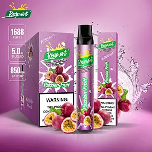 ReyMont 1688 Puffs Premium Quality Disposable Electronic Cigarette Nicotine Salt Multi Flavors Vape pen