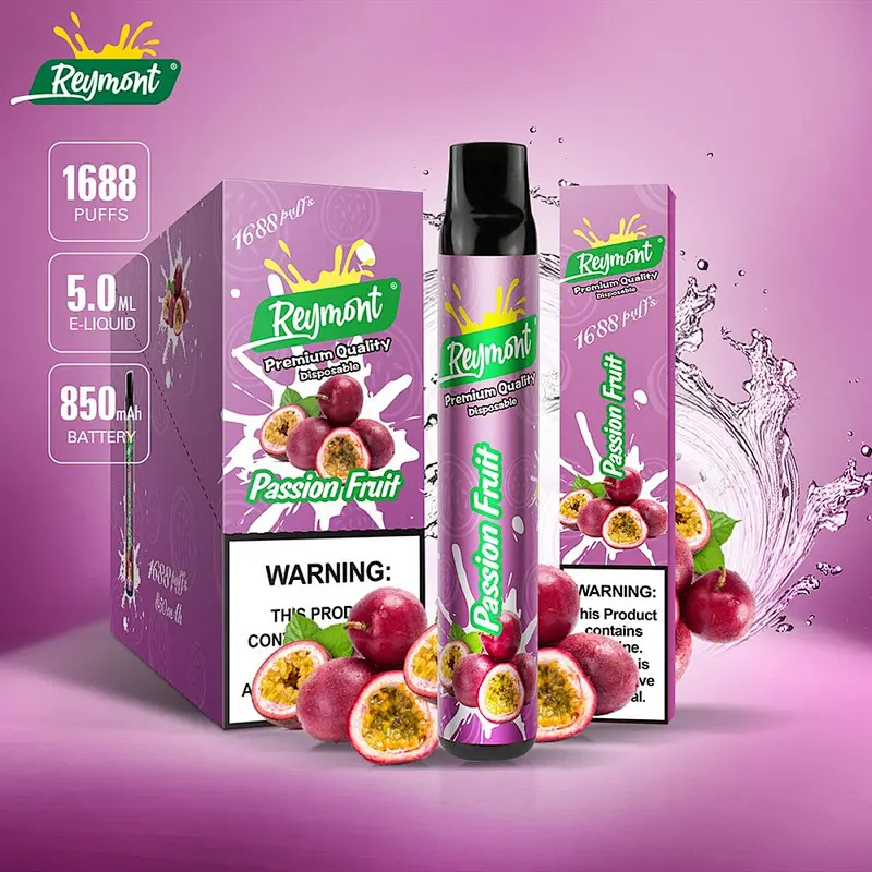 ReyMont 1688 Puffs Premium Quality Disposable Electronic Cigarette Nicotine Salt Multi Flavors Vape pen