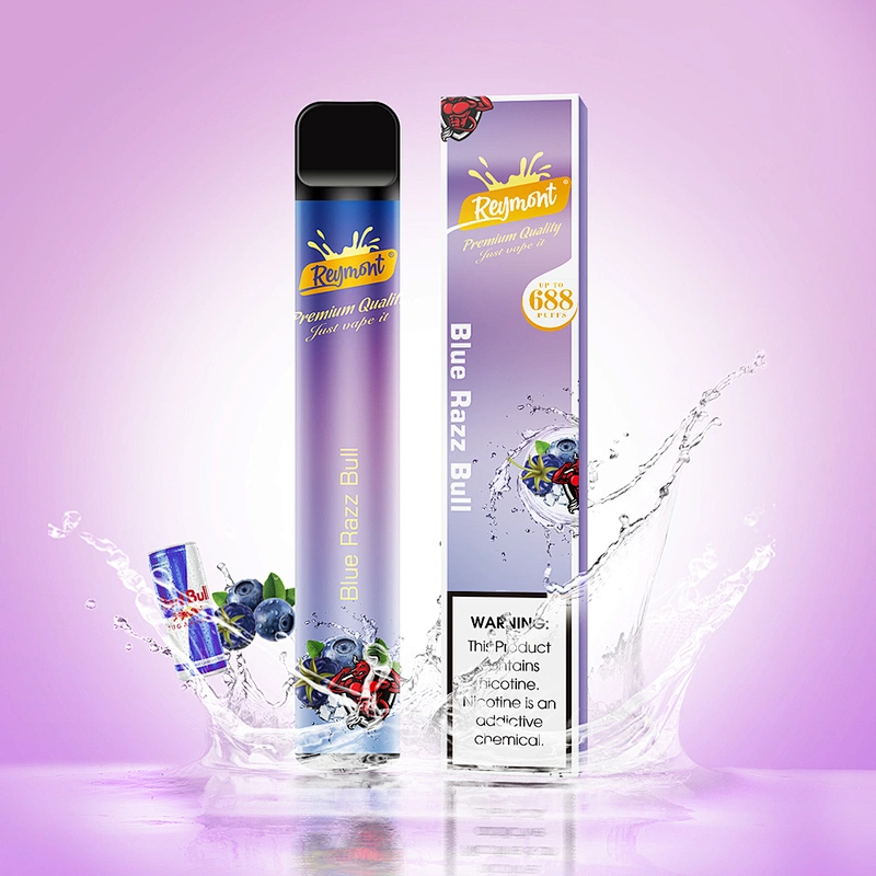 Reymont 688 Puffs Disposable Electronic Cigarette TPD Available 13400 Grade A Battery with Customized Flavors Popular Vape pen
