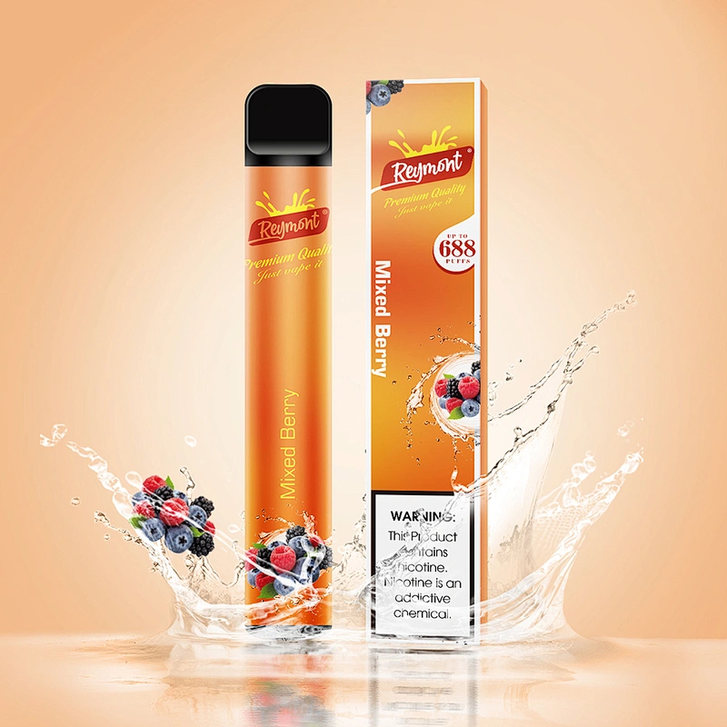 Reymont 688 Puffs Disposable Electronic Cigarette TPD Available 13400 Grade A Battery with Customized Flavors Popular Vape pen