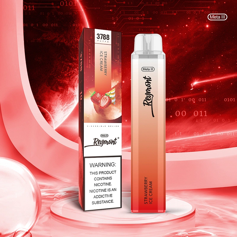 Reymont Meta III Mesh Coil up to 3788 Puffs 21350 Battery 12ML Capacity Disposable Electronic Cigarette Vape pen