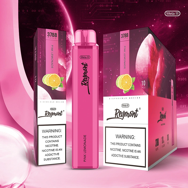 Reymont Meta III Mesh Coil up to 3788 Puffs 21350 Battery 12ML Capacity Disposable Electronic Cigarette Vape pen