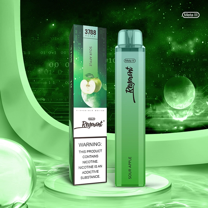 Reymont Meta III Mesh Coil up to 3788 Puffs 21350 Battery 12ML Capacity Disposable Electronic Cigarette Vape pen