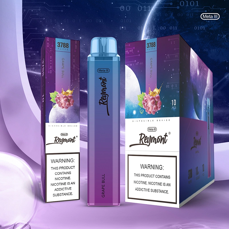 Reymont Meta III Mesh Coil up to 3788 Puffs 21350 Battery 12ML Capacity Disposable Electronic Cigarette Vape pen