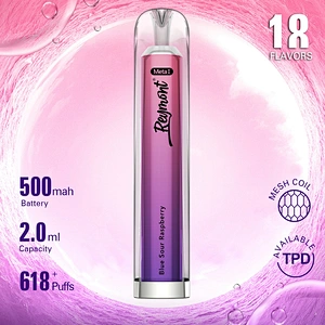 Reymont Meta I like Crystal TPD Available Mesh Coil up to 618 Puffs Disposable Electronic Cigarette Vape pen