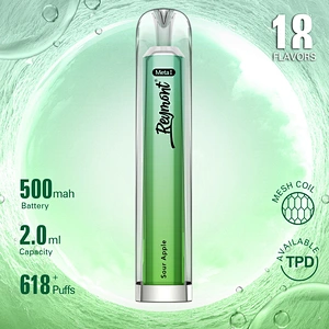 Reymont Meta I like Crystal TPD Available Mesh Coil up to 618 Puffs Disposable Electronic Cigarette Vape pen