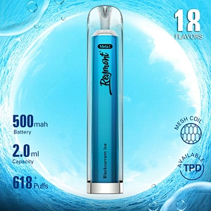 Reymont Meta I like Crystal TPD Available Mesh Coil up to 618 Puffs Disposable Electronic Cigarette Vape pen