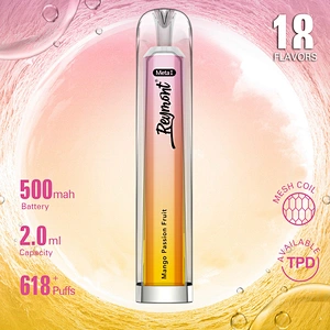 Reymont Meta I like Crystal TPD Available Mesh Coil up to 618 Puffs Disposable Electronic Cigarette Vape pen