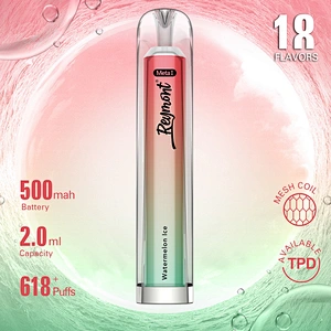 Reymont Meta I like Crystal TPD Available Mesh Coil up to 618 Puffs Disposable Electronic Cigarette Vape pen