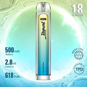 Reymont Meta I like Crystal TPD Available Mesh Coil up to 618 Puffs Disposable Electronic Cigarette Vape pen