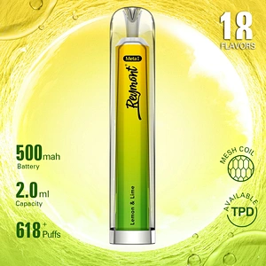 Reymont Meta I like Crystal TPD Available Mesh Coil up to 618 Puffs Disposable Electronic Cigarette Vape pen